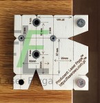 Multiszablon 5/2mm do prowadników do zawiasów - v2