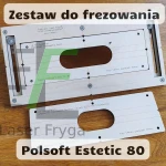 POLSOFT ESTETIC 80 - szablon do frezowania pod zawias