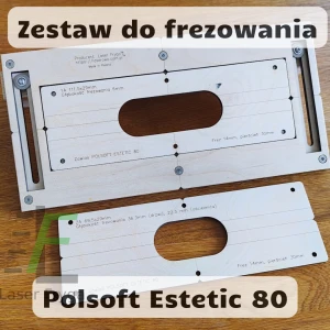 POLSOFT ESTETIC 80 - szablon do frezowania pod zawias