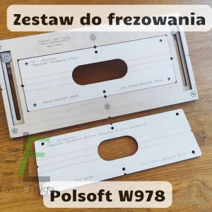 POLSOFT ESTETIC W978 - szablon do frezowania pod zawias
